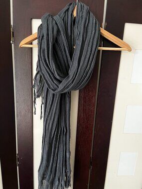 Love Quotes Linen Viscose Lightweight Scarf